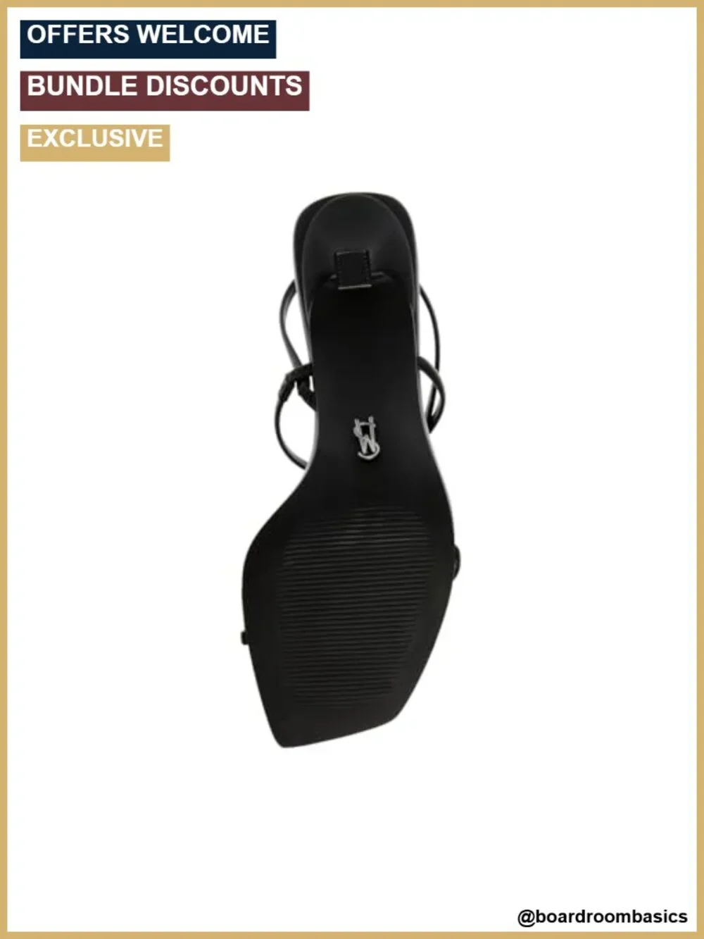Steve Madden Locke Heeled Sandals Women's Square Toe Slingback 3